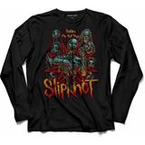 Kendim Seçtim Slıpknot Skull Rock Band Establıshed 1995 Uzun Kollu Tişört - XL - Siyah