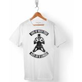 Kendim Seçtim Sons Of Muay Thaı Yoga Muaythaı Erkek Tişört - L - Beyaz