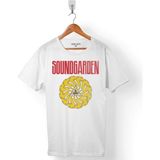 Kendim Seçtim Sound Garden Logo Beyaz Erkek Tişört