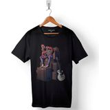 Kendim Seçtim Spider Man Punker Marvel Örümcek Adam Baskılı Tişört T-Shirt - 2XL - Siyah