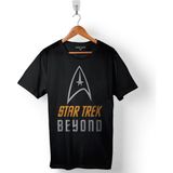 Kendim Seçtim Star Trek Beyond Logo Terran Empire Baskılı Siyah Unisex T-Shirt