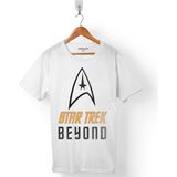 Kendim Seçtim Star Trek Beyond Logo Terran Empire Beyaz Erkek Tişört