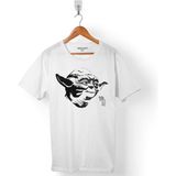 Kendim Seçtim Star Wars Yoda Yıldız Savaşları Erkek Tişört - Beyaz - Renkli - 2XL