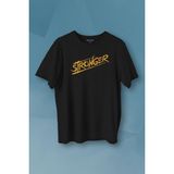 Kendim Seçtim Stronger Daha Güçlü Sporcu Gym Fitness Spor Baskılı Tişört T-Shirt - Siyah