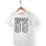 Kendim Seçtim T01B2166 Exo Xiumin99 Xiumin 99 Logo Erkek T-shirt
