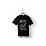 Kendim Seçtim T05S3569 Siyah Beşiktaş Kargalar Sürüyle Kartallar Yalnız Uçar Kartal Kafa Erkek T-shirt
