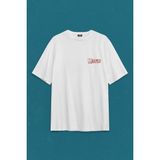 Kendim Seçtim The Misfits Legacy Of Brutality Punk Rock Sırt Ön Baskılı Oversize Tişört T-Shirt - Beyaz