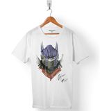 Kendim Seçtim Transformers Optımus Prıme Logo Deceptıcon Erkek Tişört - Beyaz - Renkli - XS