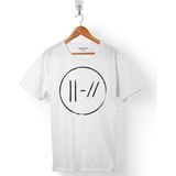 Kendim Seçtim Twenty One Pilots Logo Stressed Beyaz Erkek Tişört