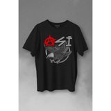 Kendim Seçtim Uçan Kartal Asi Taraftar Beşiktaş Baskılı Tişört T-Shirt - Siyah