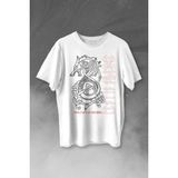 Kendim Seçtim Viking Fenrir Wolf Vikings Kurt Kafa Street Baskılı Tişört T-Shirt Beyaz - 63A-Beyaz