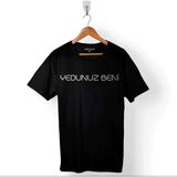 Kendim Seçtim Yedunuz Beni Yediniz Trabzon Karadeniz Rize Baskılı Siyah Unisex T-Shirt