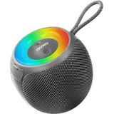 Kendimizden Okop Bluetooth Hoparlör Rgb Işıklı Taşınabilir Mini Ses Bombası Radyo Özellikli KP-555 - Gri