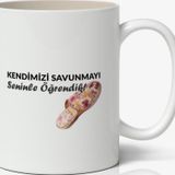 Kendimizi Savunmayı Seninle Öğrendik Yazılı Baskılı Kupa