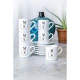 Kendin Tasarla Porselen Kahve Fincanı 1 Parça Desenli Modern Seramik Malzeme - 001-Renkli - 50 ml