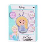 Kendin Yap Disney Frozen Kolye: Döküm, Boya, Fırça Boyama Seti - Çocuk Alçı ve Boyama Etkinliği