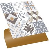 Kendinden Yapışkanlı Agora Desenli Pvc Karo 30X30 cm (33 Adet) 3m2