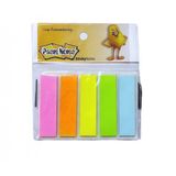 Kendinden Yapışkanlı Ayraç Postit 5 Renkli 1 Adet Yapışkanlı Not Kağıdı 5 Li Mini