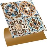 Kendinden Yapışkanlı Banyo Mutfak Kaplama Fas 010 Karma Desenli Pvc Karo 30X30 cm (33 Adet) 3m2
