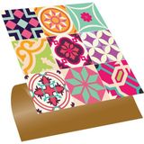 Kendinden Yapışkanlı Colorful Desenli Pvc Karo 30X30 cm (33 Adet) 3m2