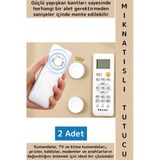 Kendinden Yapışkanlı Ev Ofis Kumanda Telefon Model Küçük Eşya Çok Amaçlı Mıknatıslı Tutucu 2 Adet