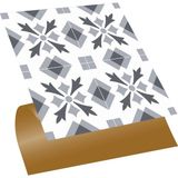 Kendinden Yapışkanlı Geometrik 032 Desenli Pvc Karo 30X30 cm (33 Adet) 3m2