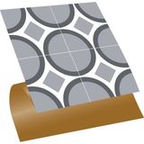 Kendinden Yapışkanlı Geometrik 035 Desenli Pvc Karo 30X30 cm (33 Adet) 3m2