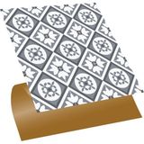 Kendinden Yapışkanlı Geometrik 038 Desenli Pvc Karo 30X30 cm (33 Adet) 3m2