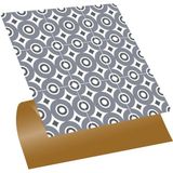 Kendinden Yapışkanlı Geometrik 042 Desenli Pvc Karo 30X30 cm (33 Adet) 3m2