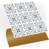 Kendinden Yapışkanlı Geometrik 043 Desenli Pvc Karo 30X30 cm (33 Adet) 3m2