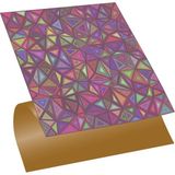 Kendinden Yapışkanlı Geometrik Kuşak Desenli Pvc Karo 30X30 cm (33 Adet) 3 M²