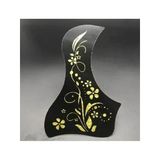 Kendinden Yapışkanlı Gitar Pickguard - Sarı Çiçek Desenli