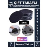 Kendinden Yapışkanlı İz Bırakmaz Tekrar Kullanılabilir Pratik Halı Kilim Kaydırmaz Cırt Bant 50 Adet