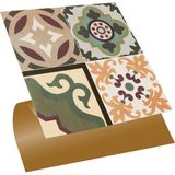 Kendinden Yapışkanlı Kafkas Desenli Pvc Karo 30X30 cm (33 Adet) 3m2