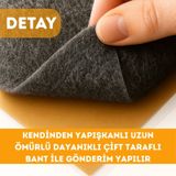 Kendinden Yapışkanlı Kaplama Oto Zemin Torpido Dayanıklı3mm Antrasit
