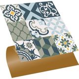 Kendinden Yapışkanlı Karma Green Desenli Pvc Karo 30X30 cm (33 Adet) 3m2