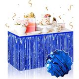 Kendinden Yapışkanlı Mi Metalize Püsküllü Masa Eteği – 75 X 275 Cm Parti Süslemesi