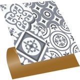 Kendinden Yapışkanlı Mutfak Kaplama Geometrik 010 Karma Desenli Pvc Karo 30X30 cm (33 Adet) 3m2