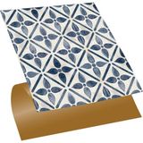 Kendinden Yapışkanlı Serenıty Desenli Tezgah Arası Kaplama Pvc Karo 30X30 cm (33 Adet) 3m2