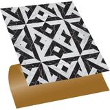 Kendinden Yapışkanlı Silinebilir Mermer 008 Desenli Pvc Karo 30X30 cm (33 Adet) 3m2