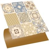 Kendinden Yapışkanlı Soft Çiçek Desenli Pvc Karo 30X30 cm (33 Adet) 3m2