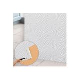 Kendinden Yapışkanlı Tink 3D Duvar Paneli Boyanabilir Dekota 60X60 cm Dalga Desenli (14 Adet)