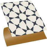Kendinden Yapışkanlı Yıldızlı Desenli Pvc Karo 30X30 cm (33 Adet) 3m2