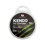 Kendo 100% Fluorocarbon White 50M Misina 0.18MM / 2.8kg