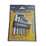 Kendo Allen Anahtar Takımı 10’Lu Kas 901 | Dayanıklı Çelik Alyan Seti