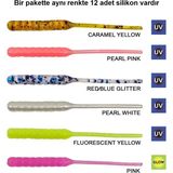 Kendo Arrow Worm Lrf Silikonu 5.5cm (12'li Paket) Karides Kokulu - Pink