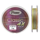 Kendo Classic 4x 300m Multicolor Örgü İp Misina - 0,18mm