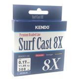Kendo Ice Blue 0,13 mm Surf Cast 8x Fıghtıng 300 mt Örgü İp