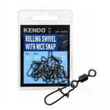 Kendo Rolling Swivel Snap Klipsli Fırdöndü No:1/0 (6'Lı Paket)