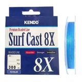 Kendo Surf Cast 8X Kat Fighting 300 Mt Orgu Ip Misina (Ice Blue)